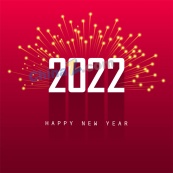 2022新年矢量海报模板