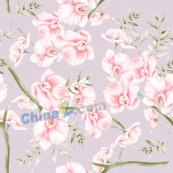 粉色水彩花卉矢量背景图