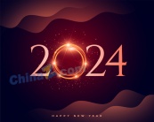 2024闪耀新年海报模板设计