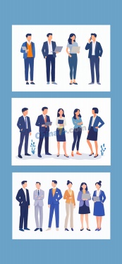 商务职场办公人物合集矢量素材