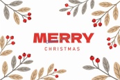 圣诞快乐节日贺卡矢量模板
