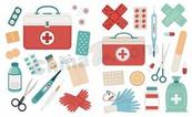 医疗急救护理用品合集矢量素材