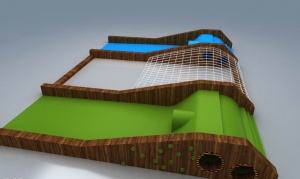游乐设施3D模型效果图