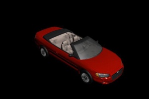 法拉利跑车3D模型设计