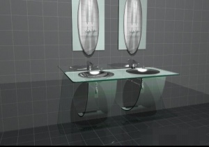 洗手台3D模型设计