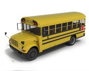 观光型公交车3D模型