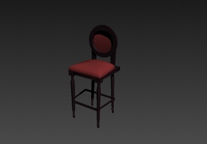 传统家具椅子模型