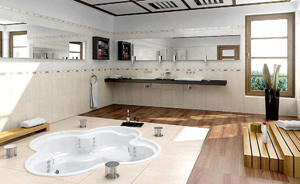 豪华浴室室内设计3D模型