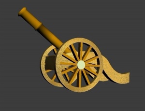 礼炮模型