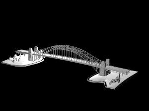 桥梁3D模型设计