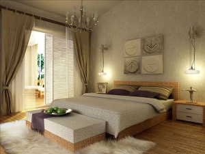 现代卧室模型设计3D