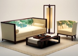 中式沙发3Dmax模型