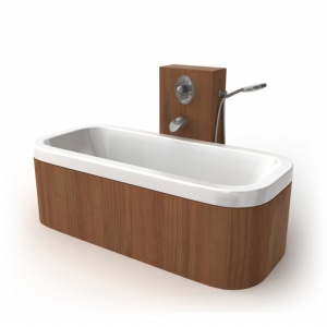 现代浴缸3D模型设计