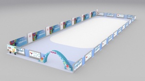 溜冰场3D模型设计
