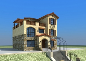 别墅3D模型设计