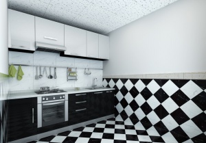 厨房室内家装3D模型