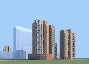 商业住宅3D模型