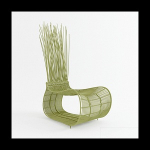 个性创意藤椅3D模型