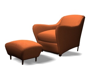 时尚现代沙发3D模型