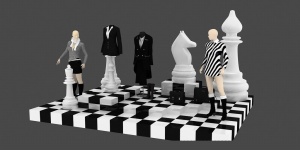 国际象棋美陈3D模型