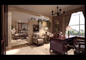 古典欧式客厅模型设计