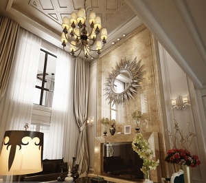 欧式客厅装饰模型设计