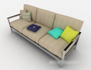 现代简约沙发3D模型设计