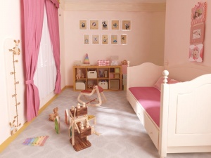 温馨儿童房模型