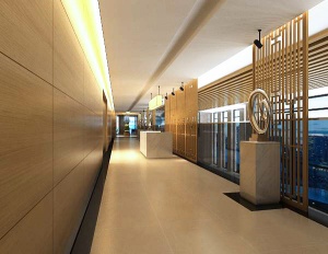 酒店走廊空间设计模型