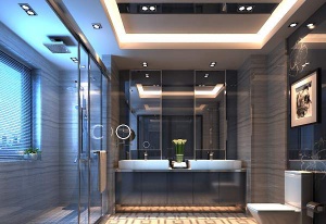 现代家居浴室3D模型