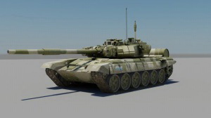 战地坦克3D模型