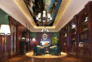 欧式古典客厅3d模型