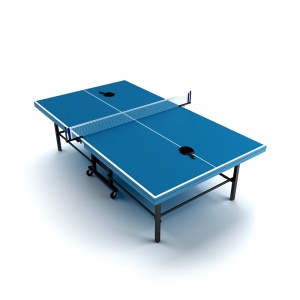 乒乓球桌3D模型