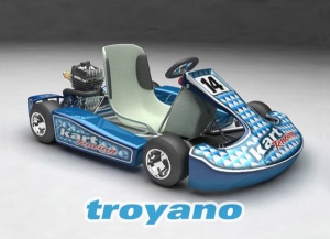 小型赛车3D模型