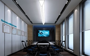 现代企业会议室模型
