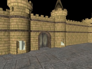 城堡围墙3D模型