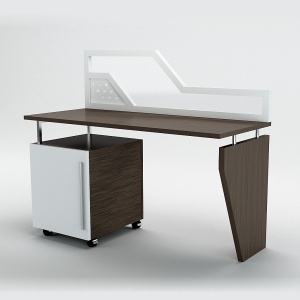 商务办公桌3D模型