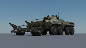 军用坦克3DMAX模型设计