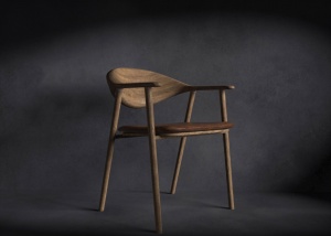 现代木质椅子模型设计
