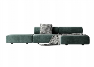 时尚L型沙发模型设计