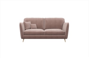 藕粉色双人沙发3D模型