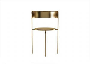 金属质感餐椅模型设计