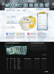MOZAIC设计风格网站模板