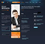 个人律师主页HTML模板