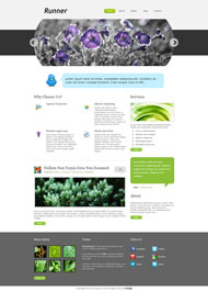花草种植类HTML网站模板