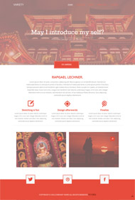 佛教寺庙HTML5网站模板