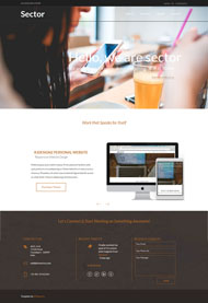 棕色高雅设计公司网站模板