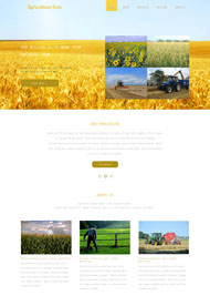 金色稻田HTML5农业模板