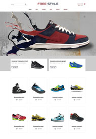 运动鞋网上销售HTML模板
