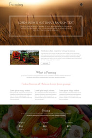 农机播种企业网站模板